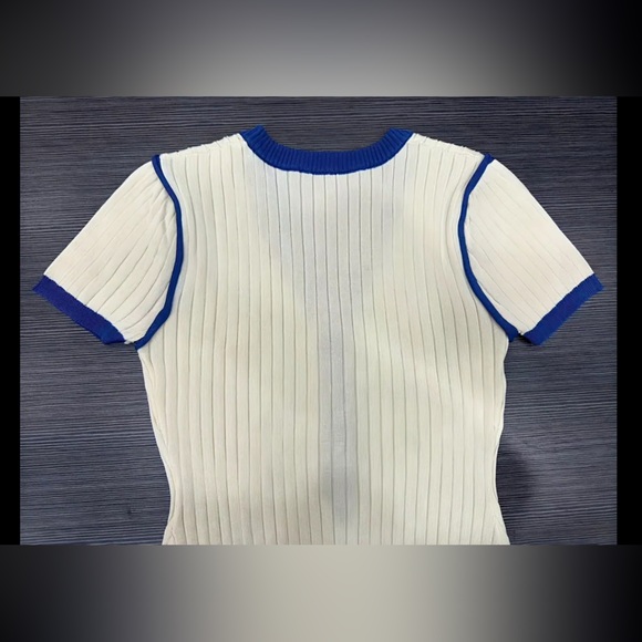 Rayon-Blend Ribbed Color-Block Dress - Picture 6 of 8